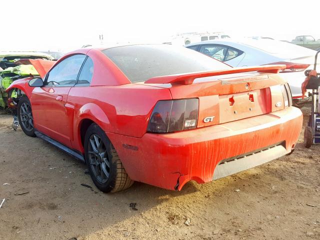 1FAFP42X93F410407 - 2003 FORD MUSTANG GT RED photo 3