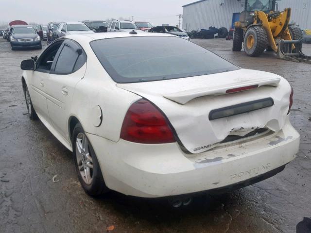 2G2WR524351164534 - 2005 PONTIAC GRAND PRIX WHITE photo 3