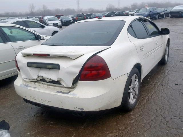 2G2WR524351164534 - 2005 PONTIAC GRAND PRIX WHITE photo 4