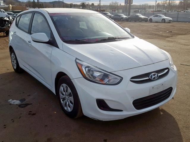 KMHCT5AE2GU246980 - 2016 HYUNDAI ACCENT SE WHITE photo 1