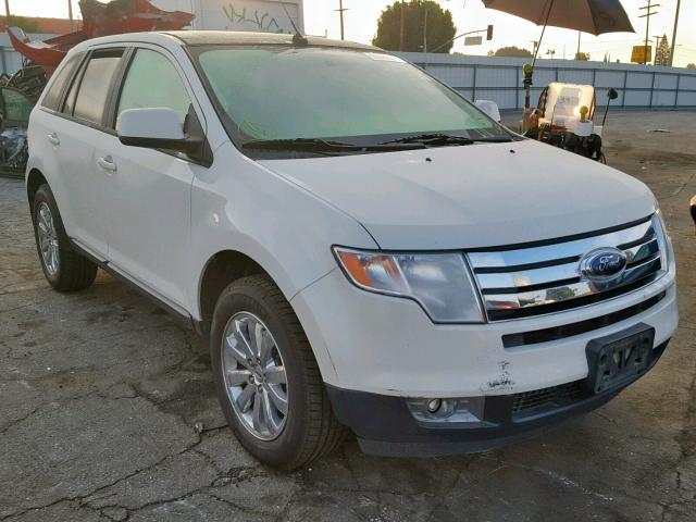 2FMDK3JC2ABA13186 - 2010 FORD EDGE SEL WHITE photo 1