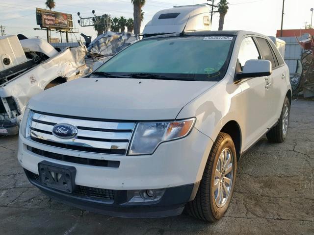 2FMDK3JC2ABA13186 - 2010 FORD EDGE SEL WHITE photo 2