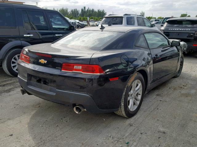 2G1FB1E34F9294426 - 2015 CHEVROLET CAMARO LS BLACK photo 4