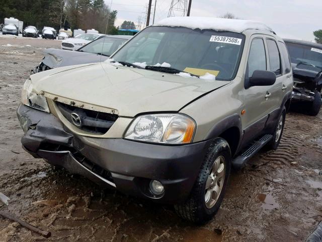 4F2CZ06113KM04744 - 2003 MAZDA TRIBUTE ES GREEN photo 2