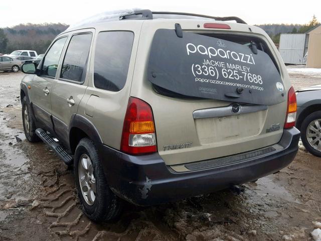 4F2CZ06113KM04744 - 2003 MAZDA TRIBUTE ES GREEN photo 3