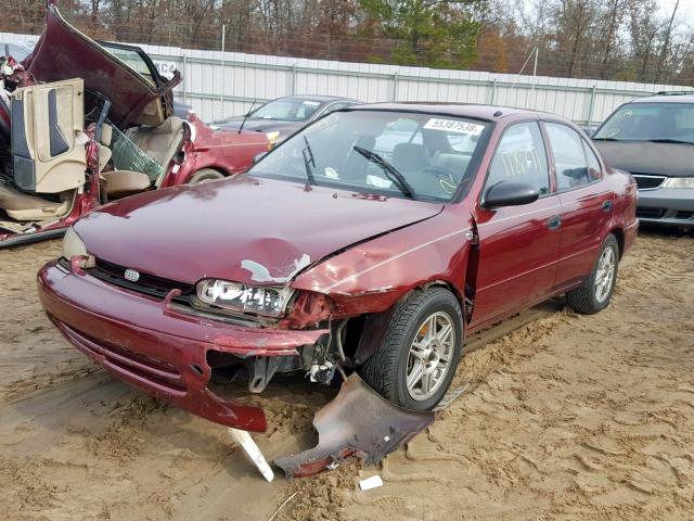 1Y1SK5260VZ430501 - 1997 GEO PRIZM BASE 勃艮第红 照片 2