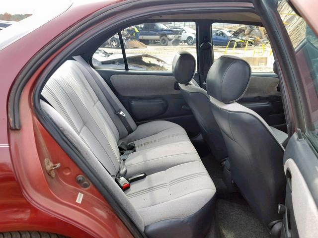 1Y1SK5260VZ430501 - 1997 GEO PRIZM BASE 勃艮第红 照片 6