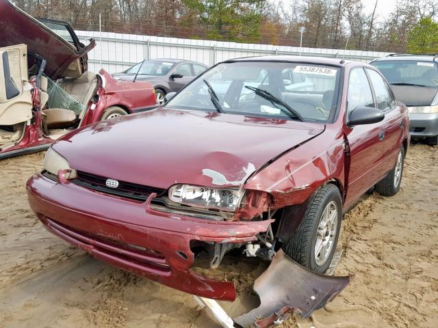 1Y1SK5260VZ430501 - 1997 GEO PRIZM BASE 勃艮第红 照片 9