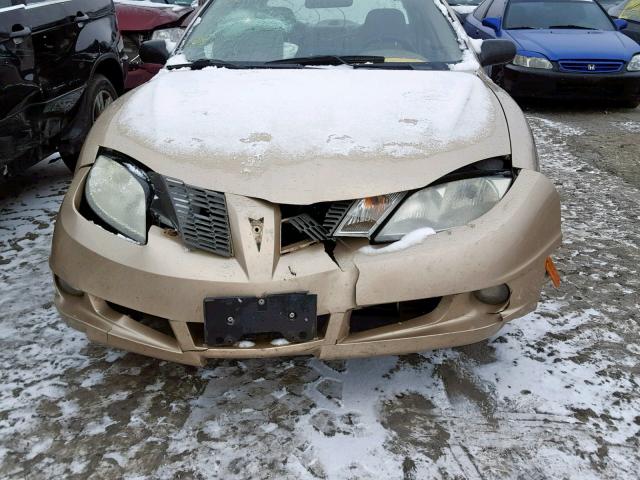 3G2JB52F14S111012 - 2004 PONTIAC SUNFIRE SL GOLD photo 9