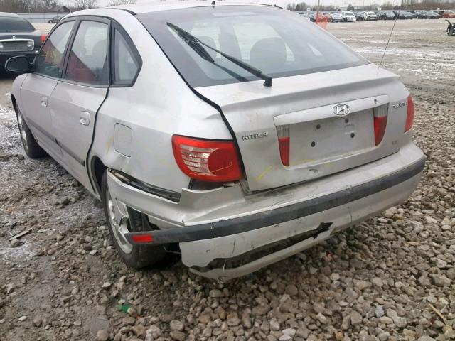 KMHDM55D46U179493 - 2006 HYUNDAI ELANTRA BA SILVER photo 9