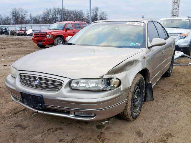 2G4WB52K521108892 - 2002 BUICK REGAL LS GOLD photo 2