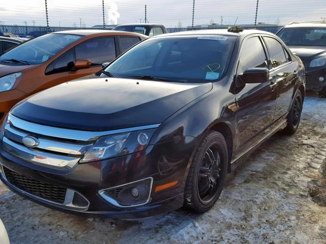 3FAHP0DCXAR109754 - 2010 FORD FUSION SPO BLACK photo 2