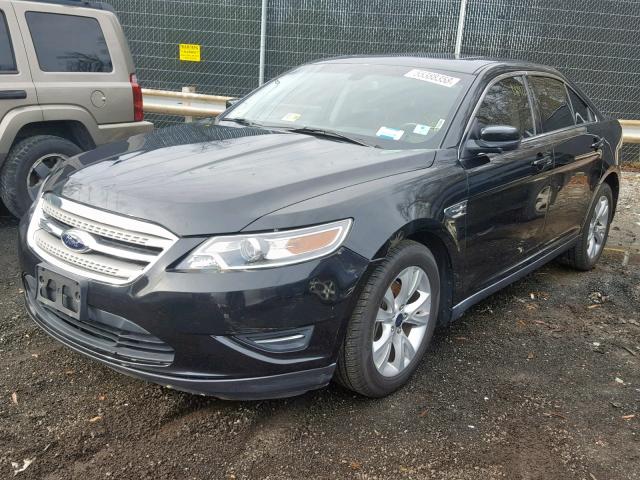 1FAHP2HW2BG162828 - 2011 FORD TAURUS SEL BLACK photo 2