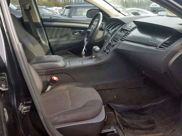 1FAHP2HW2BG162828 - 2011 FORD TAURUS SEL BLACK photo 5