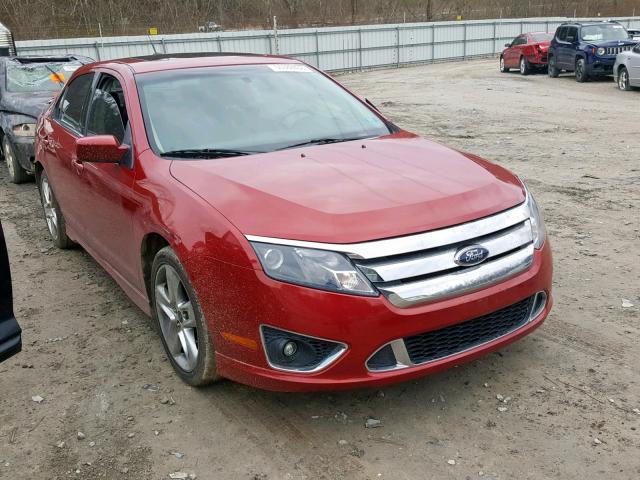 3FAHP0KCXAR115668 - 2010 FORD FUSION SPO RED photo 1