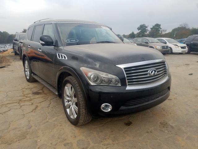 JN8AZ2NF1C9515225 - 2012 INFINITI QX56 BLACK photo 1