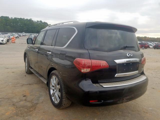 JN8AZ2NF1C9515225 - 2012 INFINITI QX56 BLACK photo 3