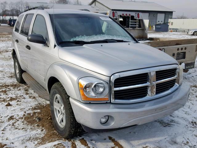 1D4HB48D94F237426 - 2004 DODGE DURANGO SL SILVER photo 1