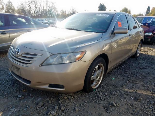 4T1BE46K89U830950 - 2009 TOYOTA CAMRY BASE GOLD photo 2