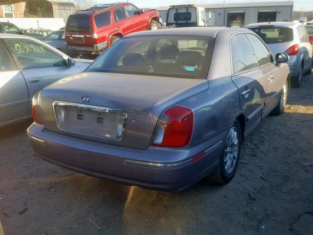 KMHFU45E55A401809 - 2005 HYUNDAI XG 350 GRAY photo 4