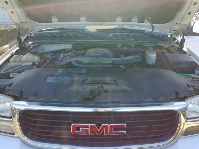 1GKEC13V64J331387 - 2004 GMC YUKON WHITE photo 7