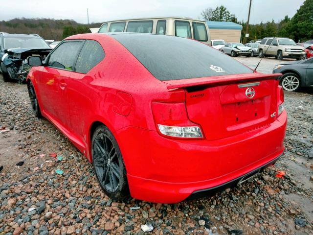 JTKJF5C74D3050065 - 2013 TOYOTA SCION TC RED photo 3