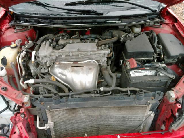 JTKJF5C74D3050065 - 2013 TOYOTA SCION TC RED photo 7