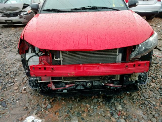 JTKJF5C74D3050065 - 2013 TOYOTA SCION TC RED photo 9