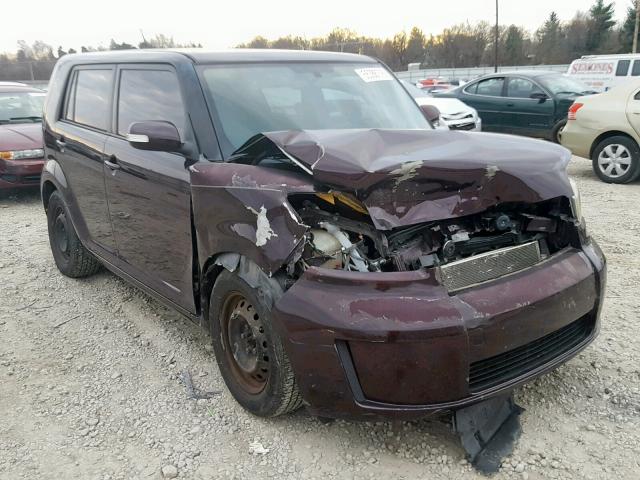 JTLKE50E881044745 - 2008 TOYOTA SCION XB Бордовый фото 1
