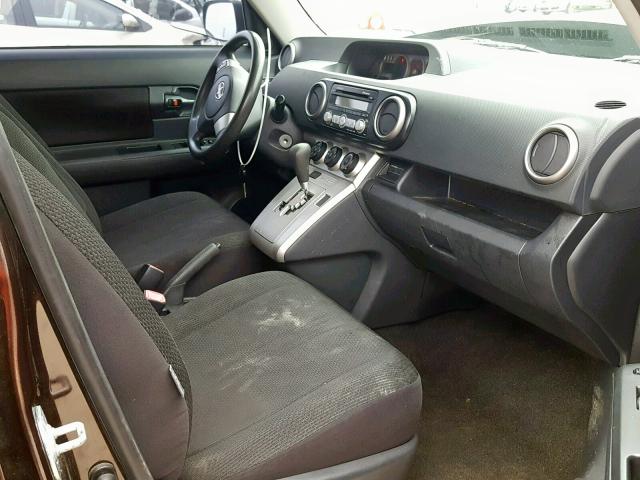 JTLKE50E881044745 - 2008 TOYOTA SCION XB Бордовый фото 5