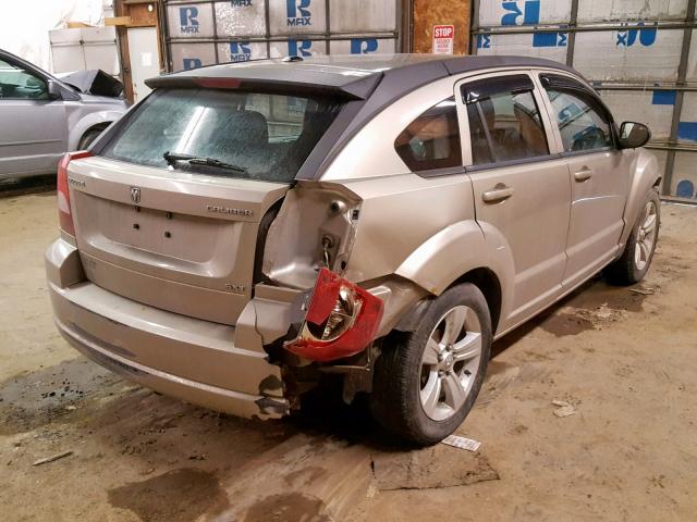 1B3CB4HA4AD534755 - 2010 DODGE CALIBER SX GOLD photo 4