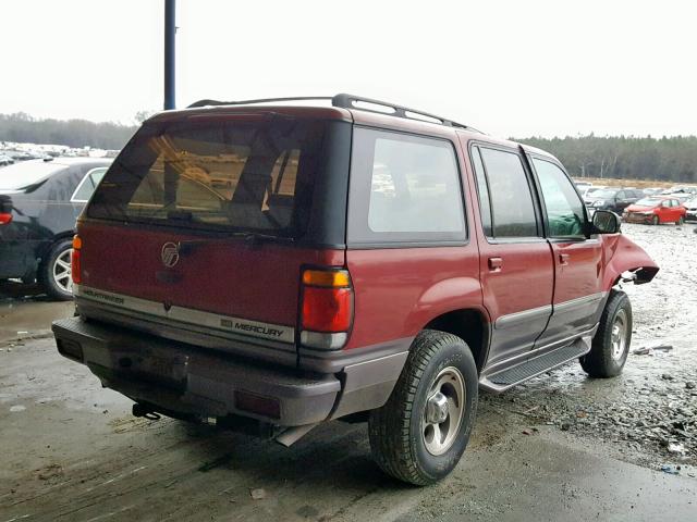 4M2DU52P1VUJ03421 - 1997 MERCURY MOUNTAINEE RED photo 4