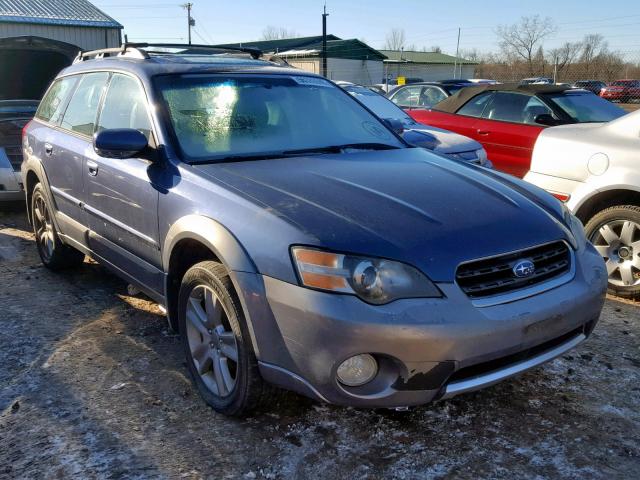 4S4BP86CX54370498 - 2005 SUBARU LEGACY OUT BLUE photo 1