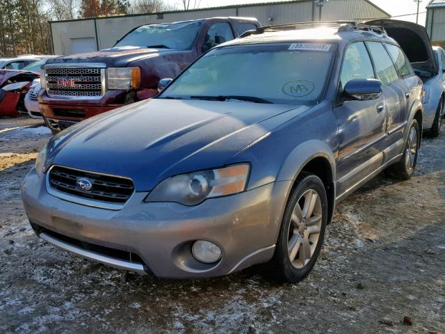 4S4BP86CX54370498 - 2005 SUBARU LEGACY OUT BLUE photo 2