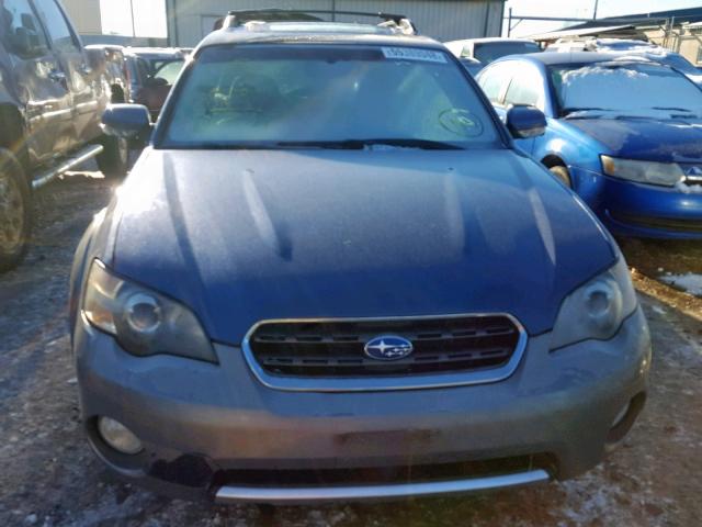 4S4BP86CX54370498 - 2005 SUBARU LEGACY OUT BLUE photo 9