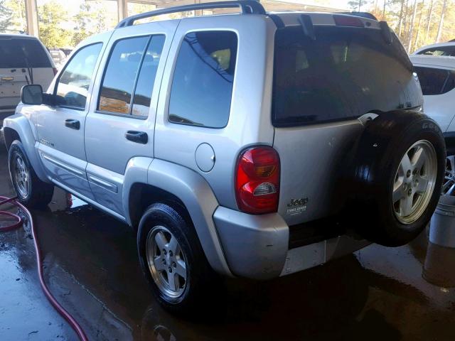 1J4GK58K22W323519 - 2002 JEEP LIBERTY LI GRAY photo 3