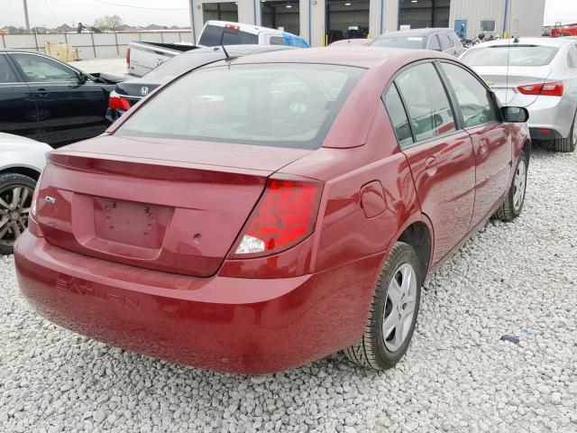 1G8AJ55F26Z171360 - 2006 SATURN ION LEVEL 红色 照片 4