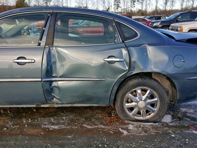 2G4WD582461206111 - 2006 BUICK LACROSSE C GREEN photo 9