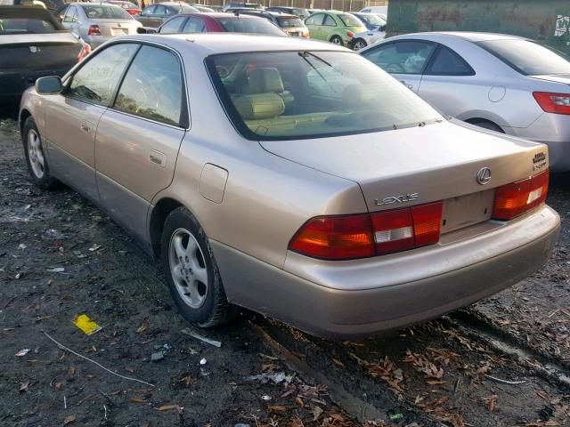 JT8BF28G2W5017364 - 1998 LEXUS ES 300 GOLD photo 3