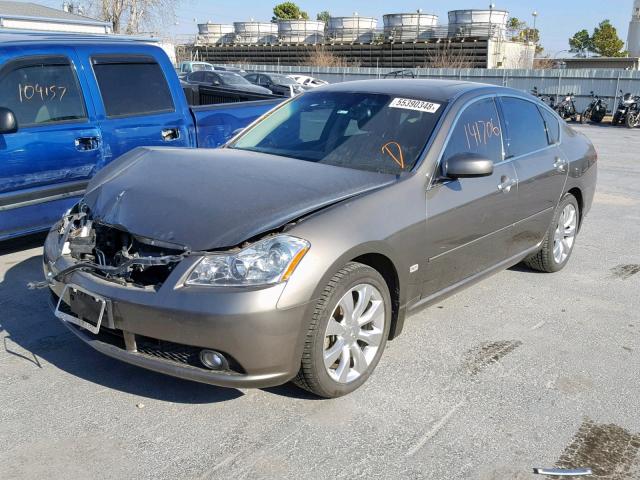 JNKAY01F16M259886 - 2006 INFINITI M35 BASE SILVER photo 2