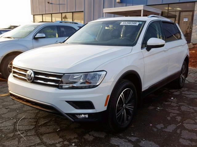 3VV2B7AX6JM134423 - 2018 VOLKSWAGEN TIGUAN SE WHITE photo 2