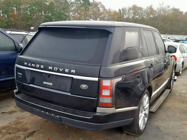 SALGS2TF2FA212141 - 2015 LAND ROVER RANGE ROVE BLACK photo 4