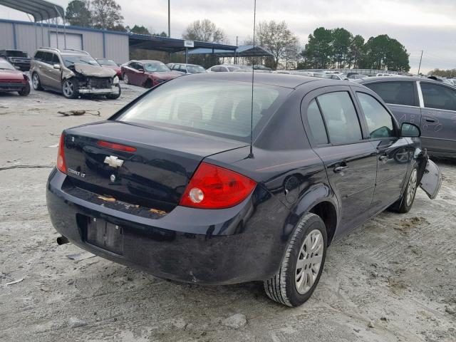 1G1AD5F50A7169204 - 2010 CHEVROLET COBALT 1LT BLACK photo 4