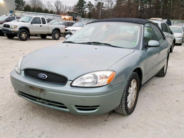 1FAFP562X5A230826 - 2005 FORD TAURUS SEL BLUE photo 2