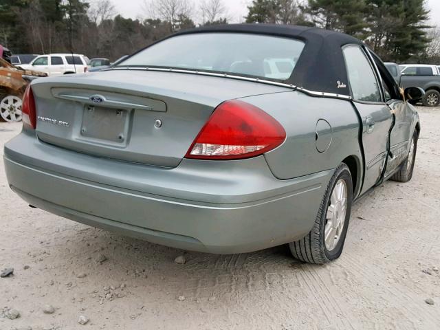 1FAFP562X5A230826 - 2005 FORD TAURUS SEL BLUE photo 4