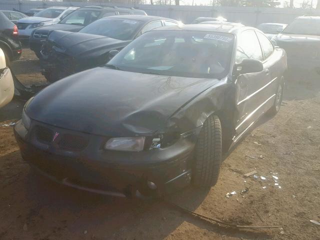 1G2WP12K6WF340998 - 1998 PONTIAC GRAND PRIX BLACK photo 2