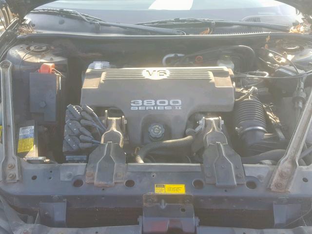 1G2WP12K6WF340998 - 1998 PONTIAC GRAND PRIX BLACK photo 7