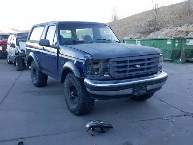 1FMEU15N5SLB35041 - 1995 FORD BRONCO U10 BLUE photo 1