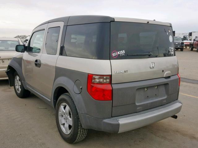 5J6YH28593L004780 - 2003 HONDA ELEMENT EX GRAY photo 3