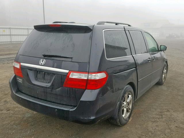 5FNRL38886B081480 - 2006 HONDA ODYSSEY TO BLACK photo 4